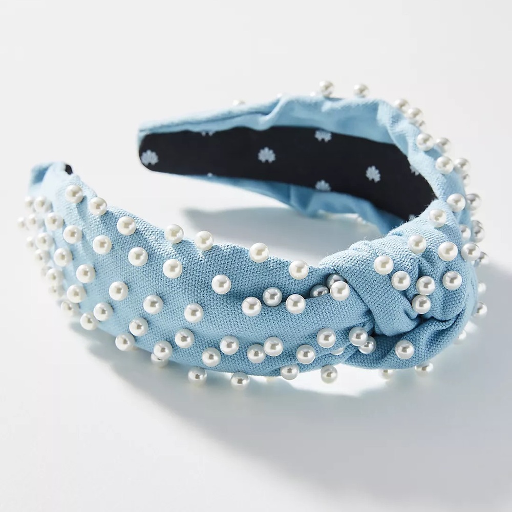 Lele Sadoughi headband with pearls